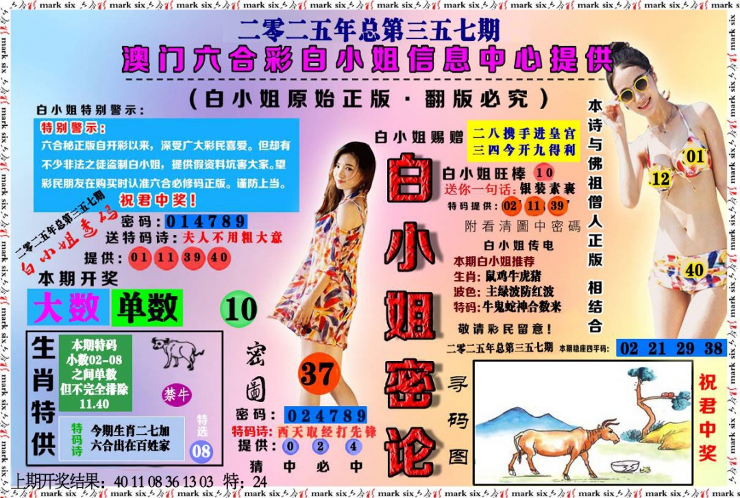 357期白小姐密论[图]