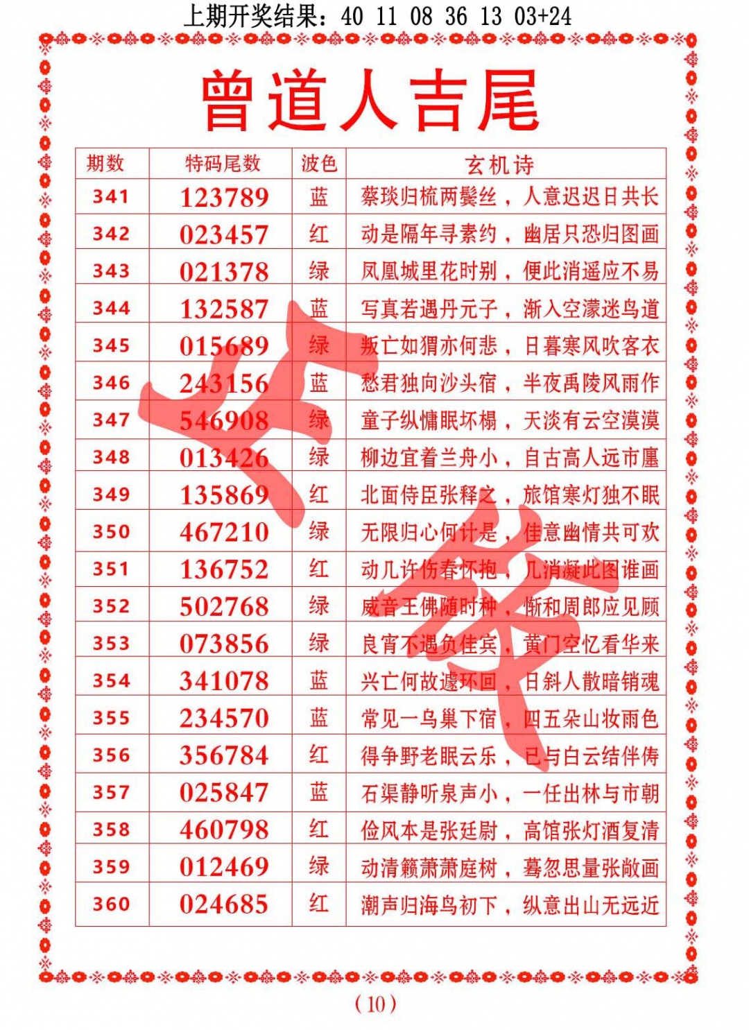 357期曾道人吉尾[图]