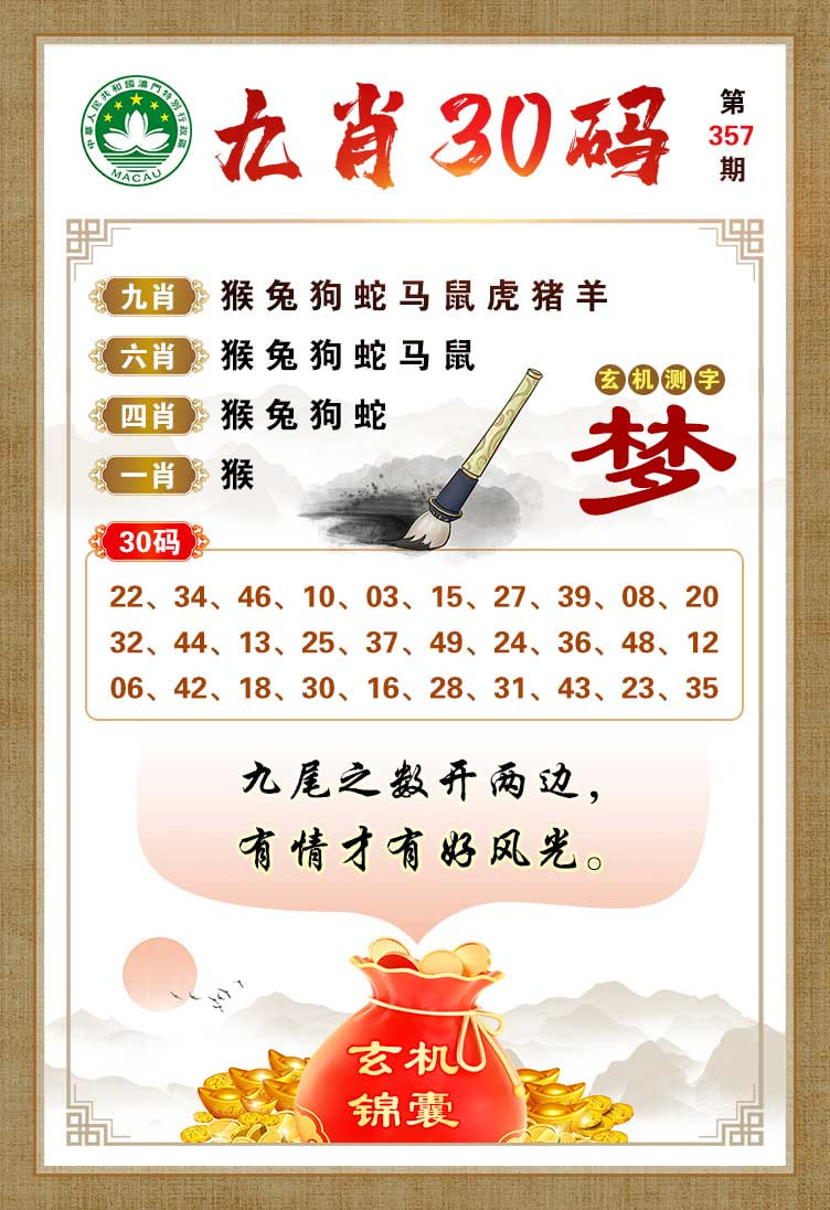 357期九肖30码[图]
