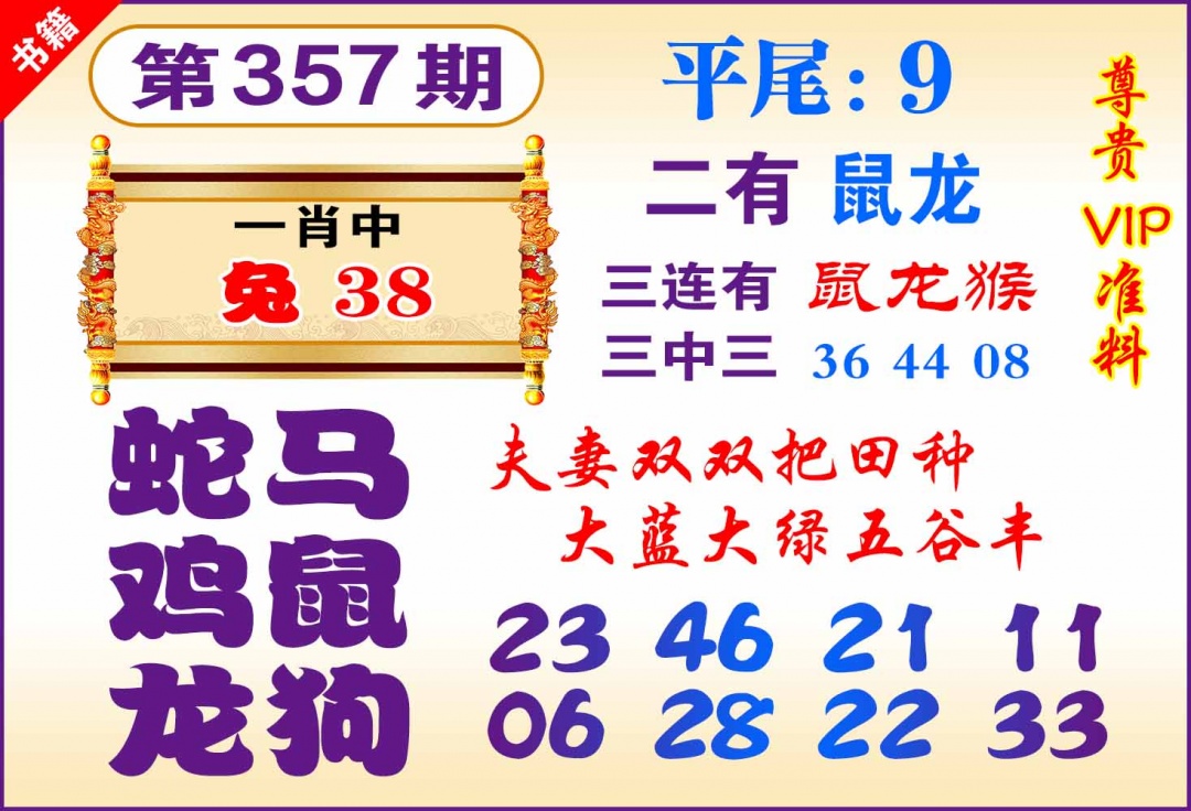 357期澳门九龙天书[图]