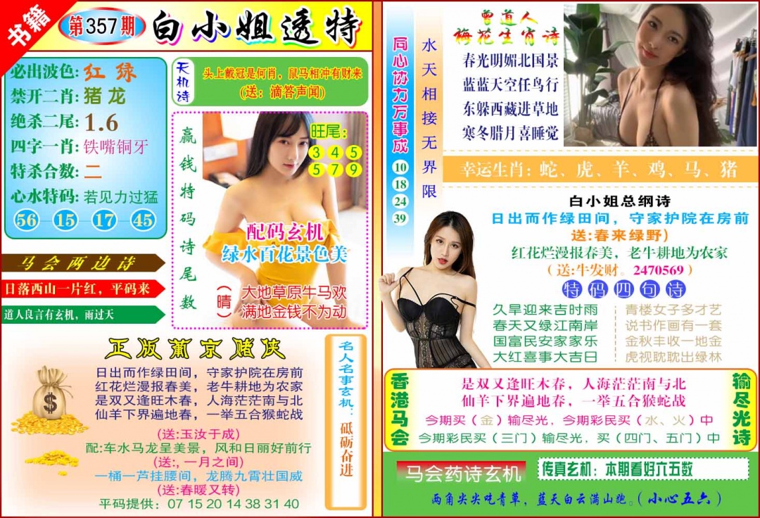 357期澳门白小姐透特[图]