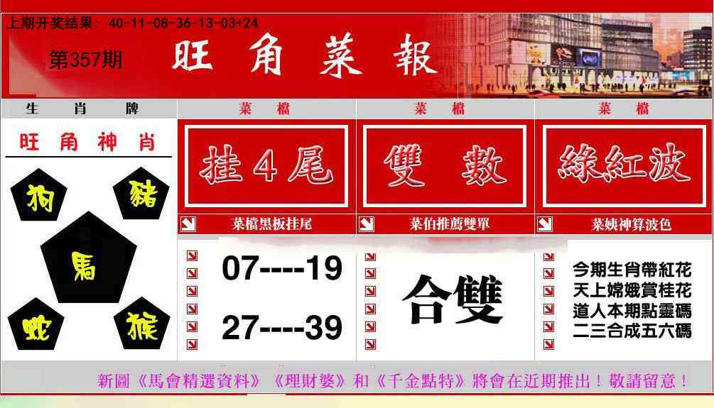 357期旺角菜报[图]