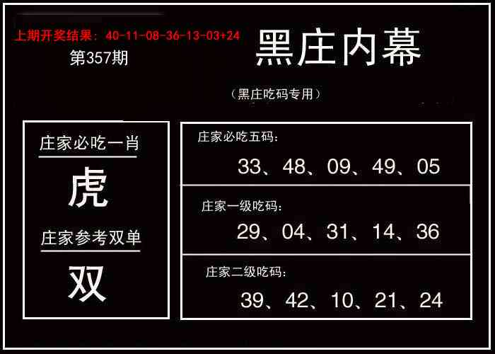 357期黑庄内幕[图]
