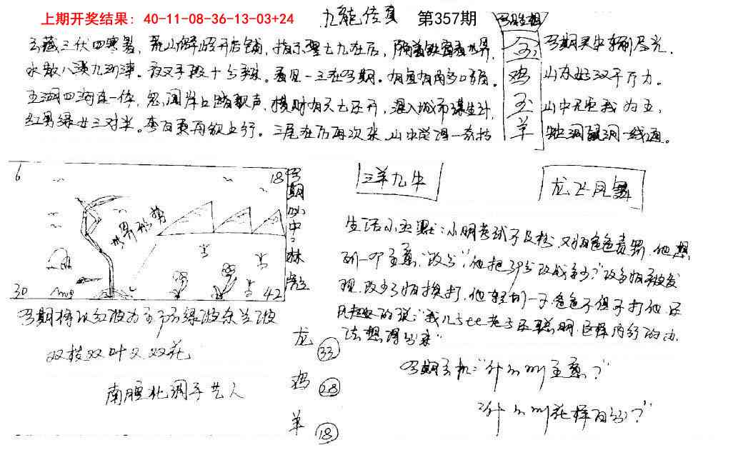 357期手写九龙内幕[图]
