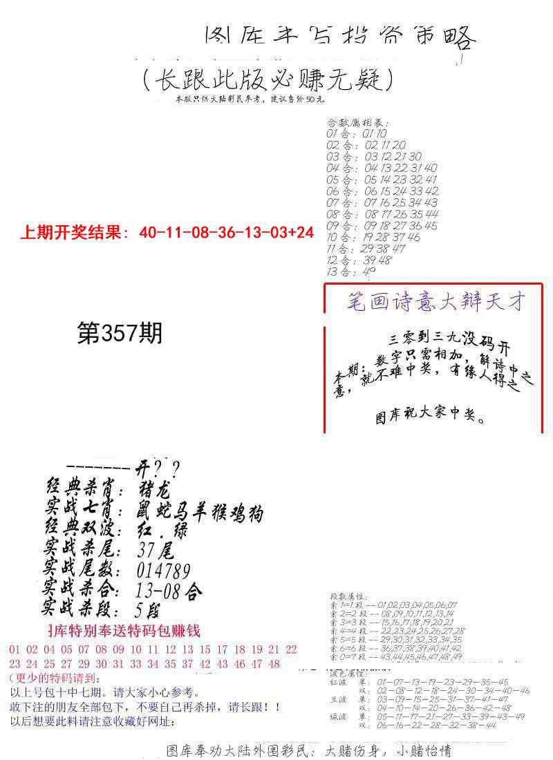 357期手写投资策略[图]