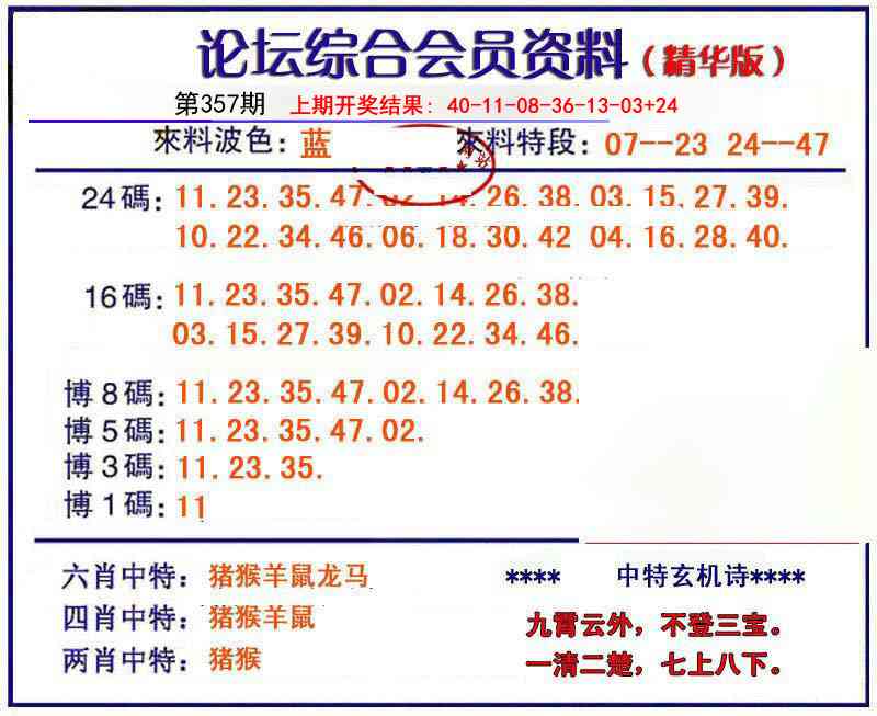 357期综合会员资料[图]