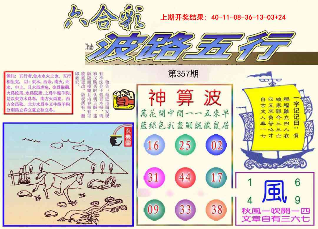 357期波路五行[图]