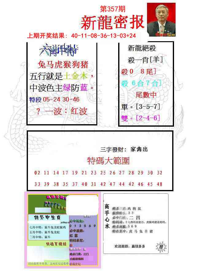 357期新龙密报[图]