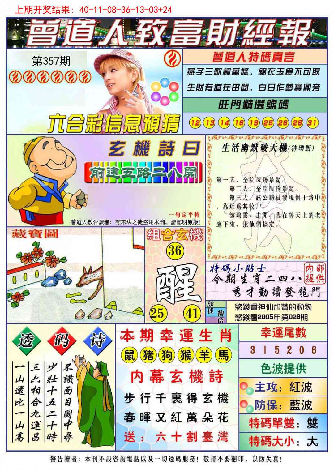 357期曾道人致福财经[图]