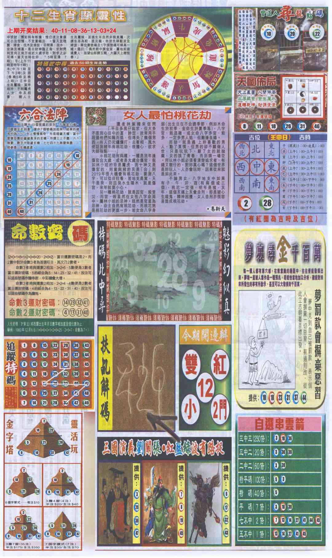 357期新报跑狗-2(背面)[图]